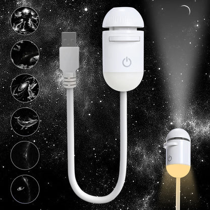 Galaxy Starry Sky Night Light Projector 360° Adjustable Brightness LED Galaxy Projector Night Light for Bedroom Room Wall Decor