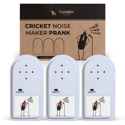 3 Pack Cricket Noise Maker Prank – Hidden Annoying Chirp Sounds – Funny Gag Office Prank
